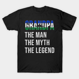Grand Father Basotho Grandpa The Man The Myth The Legend - Gift for Basotho Dad With Roots From  Lesotho T-Shirt